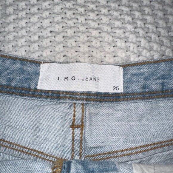 IRO Jeans Cut off Denim Shorts Sz‎ 25 - Picture 6 of 8